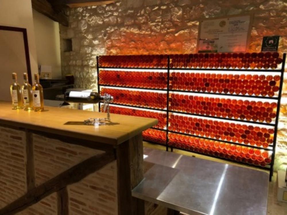 exposition de bouteilles